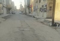 بلاتکلیفی یکساله برای آسفالت کردن خیابان قشقایی اهواز