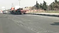 وضعیت نامناسب آسفالت آزادراه قم – کاشان