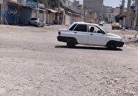 ترمیم آسفالت خیابان بنفشه درخواست شهروندان اهوازی شد