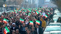 راهپیمایی مردم در محکومیت اقدامات تروریست های مسلح