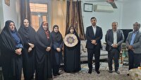 دیدار دانشگاهیان دانشگاه ملی مهارت با خانواده شهید علی زالی