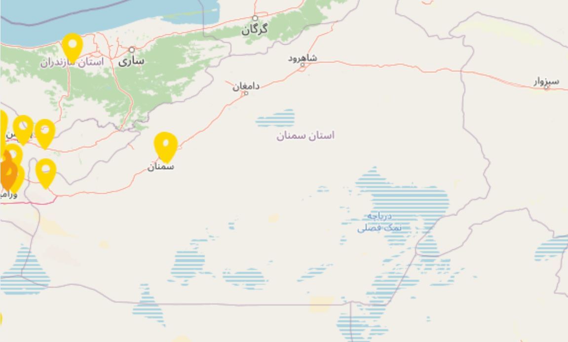وضعیت قابل قبول کیفیت هوا در سمنان