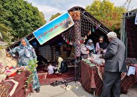 نمایشگاهی از دستاوردهای هنرمندانه زنان روستایی و عشایر جنوب کرمان