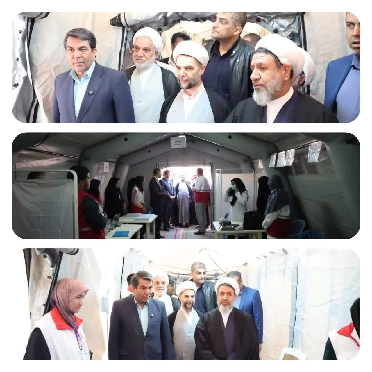 افتتاح بیمارستان صحرایی هلالاحمر کرمان افتتاح بیمارستان صحرایی هلالاحمر کرمان