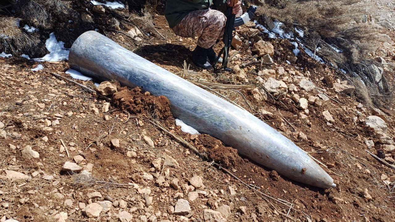 کشف لاشه موشک عمل نکرده در حوالی مارگون