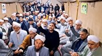 فریاد مرگ بر آمریکا و مرگ بر اسرائیل عزاداران ترکمن در کلاله