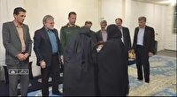 دیدار فرماندار و جمعی از مسئولان شهرستان لردگان با خانواده شهید شبه کودتای دی ماه
