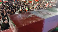 استقبال مردم گرگان از پیکر مطهر شهید کمالی از شهدای جنگ رمضان