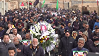 تشییع پیکر مطهر پاسدار شهید «مهدی بیات» در کبودراهنگ 