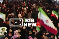 ادامه تجمع حماسی مردم اردبیل و اعلام انزجار از جنایت‌های آمریکایی - صهیونی