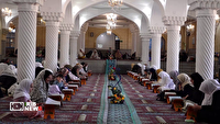 طنین نوای ملکوتی قرآن کریم در مسجد جامع سنندج