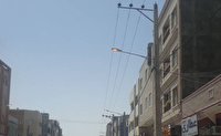خانه‌های زاهدان خاموش اما معابر روشن!
