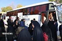 اعزام ۲۵۰ دانش‌آموز دختر شیروانی به مناطق عملیاتی جنوب کشور