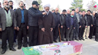 تشییع پیکر مطهر شهید «نیما زیوری» در شهرستان اسدآباد 