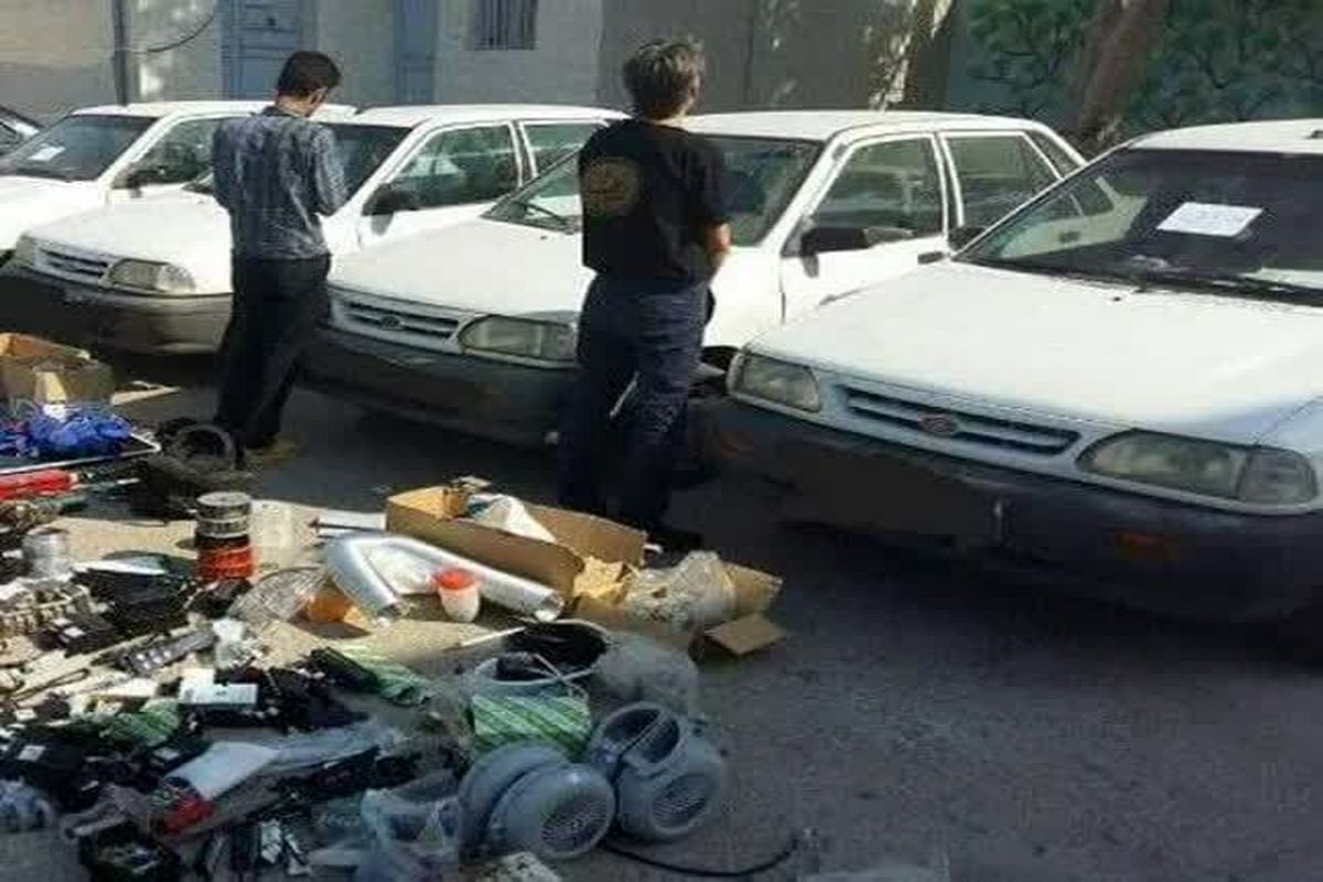 دستگیری سارقان خودرو ودر اردبیل و سرعین