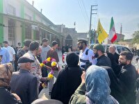 استقبال باشکوه مردم آمل از قهرمان ناوشکن دنا