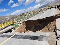 کمربندی غربی شهر یاسوج هم اکنون مسدود است