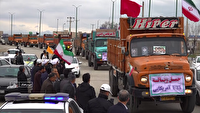 اعلام بیعت کامیون‌داران اسدآبادی وکبودراهنگی با رهبرانقلاب