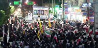 اجتماع پرشور شبانه مردم بندرترکمن در دفاع از وطن