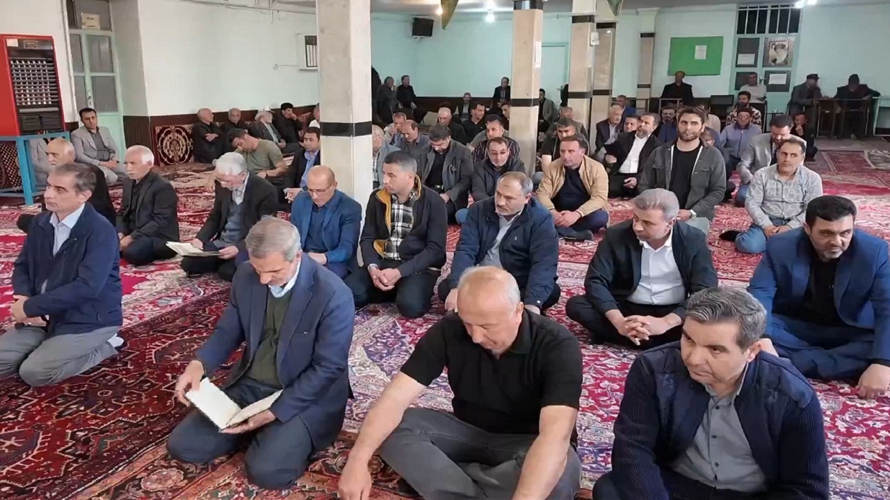 برگزاری مراسم چهلم شهید لطفی در جلفا