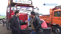 کامیونداران استان زنجان؛ همراه و همدل با وطن