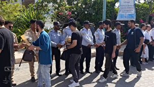 ورود خدمه‌ کشتی توسکا به چابهار