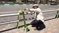 زیبا سازی منظر شهری همدان