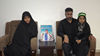 تجلیل از خانواده دانش آموز شهید محمد لقمانی در گرگان