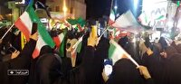 تجمع مردم فیروزکوه در میدان معلم در شب هفتاد و یکم
