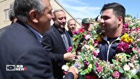 استقبال از پولادمرد اردبیلی نائب قهرمان جهان