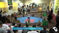 مسابقات ورزش های زورخانه ای و کشتی پهلوانی مددجویان زندان های اردبیل
