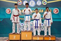 کسب مدال برنز کاراته کا شهرقدسی در لیگ کاراته وان
