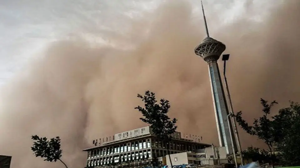 احتمال وقوع طوفان گرد و خاک در تهران