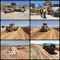 آغاز عملیات احداث دوربرگردان استاندارد در جاده اصلی دورود ازنا