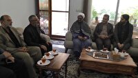 دیدار نماینده رسانه‌ای رئیس مجلس با خانواده شهید در نور