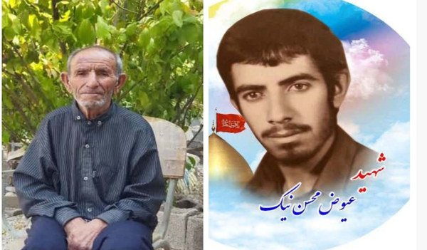 درگذشت پدر شهید در بهمئی