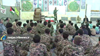 آموزش نظامی جانفدایان در مساجد زنجان