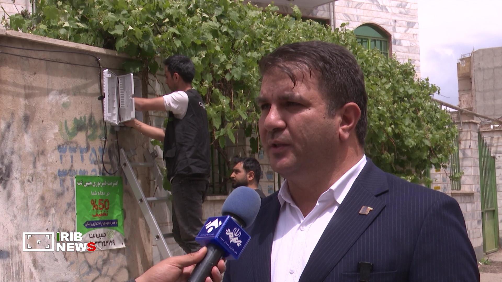 فیبر نوری در مناطق شهری و روستایی اردبیل جان می گیرد