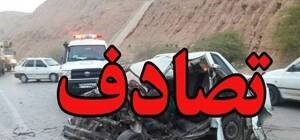 حادثه رانندگی با سه مجروح وکشته در محور بروجن مبارکه