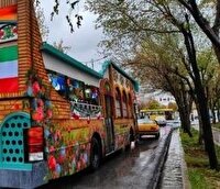 رونمایی از نخستین اتوبوس گردشگری در چهارمحال و بختیاری