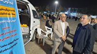 ارائه خدمات رایگان روان‌شناختی، حقوقی و مددکاری در تجمع شبانه در بیرجند