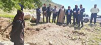 بررسی مشکلات سرفاریاب در سفر فرماندار چرام و مسئولان