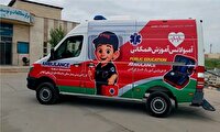 راه‌اندازی آمبولانس اختصاصی آموزش همگانی در آبادان