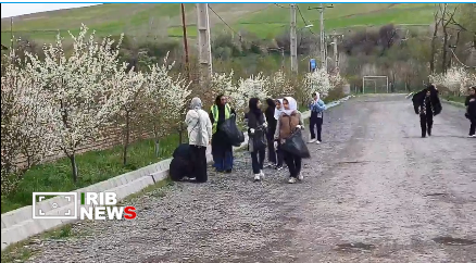 برگزاری پویش زمین پاک در شهرستان ترکمانچای