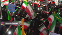 اجتماع بزرگ جان فدایان برای ایران امام رضایی در زنجان
