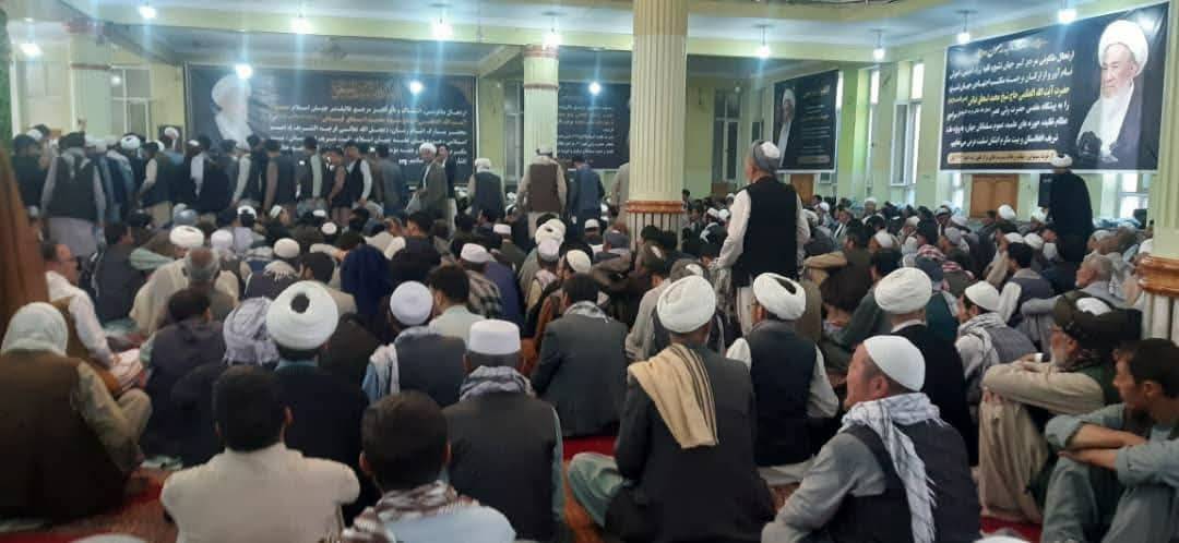 برگزاری مراسم ارتحال آیت الله العظمی فیاض در کابل برگزاری مراسم ارتحال آیت الله العظمی فیاض در کابل