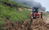 آغاز عملیات اجرایی خط انتقال آب به دو روستای بهشهر 