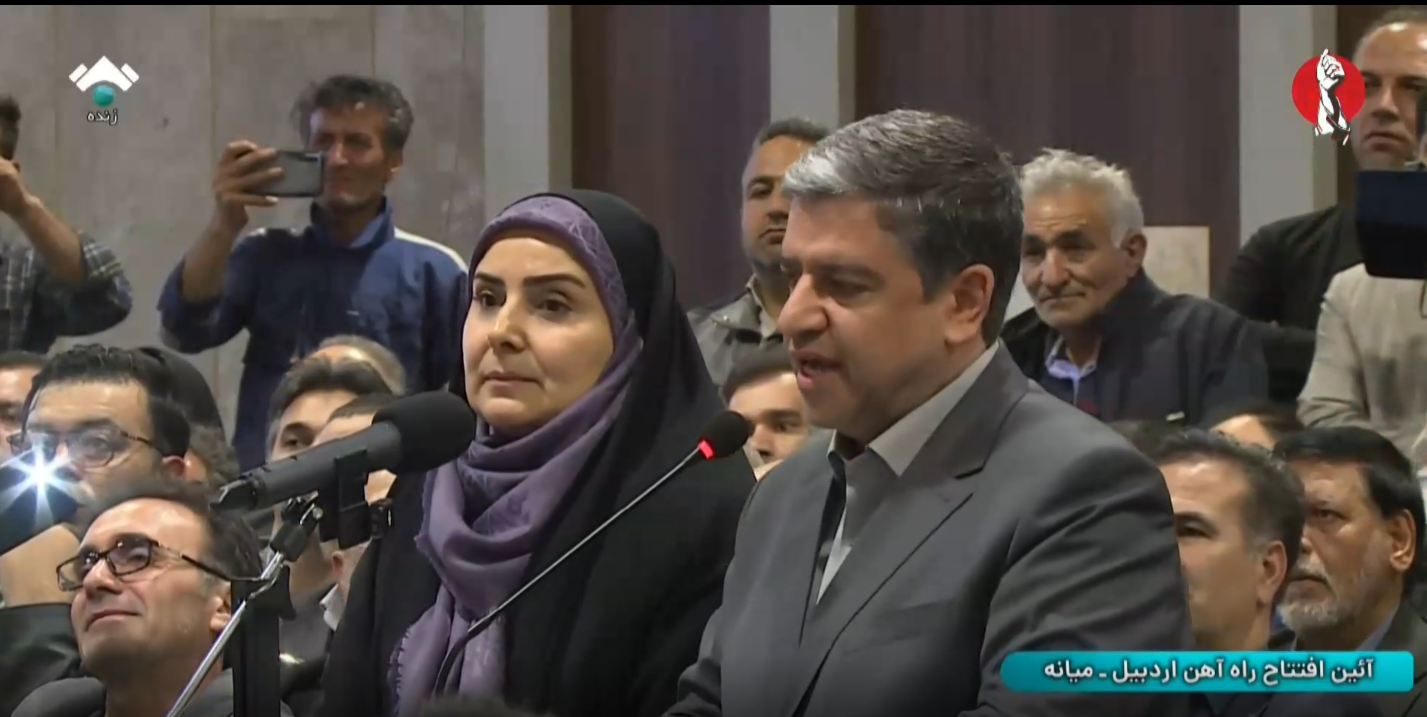 افتتاح رسمی راه آهن اردبیل