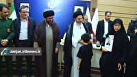تجلیل از خانواده شهدای گردان تخریب با حضور نماینده دفتر آیت‌الله سیستانی