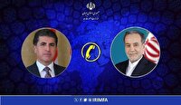 امنیت مرز‌ها و مقابله با تروریسم محور رایزنی عراقچی و بارزانی